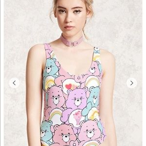 Care Bears Hearts and Rainbow Bodysuit 13/14